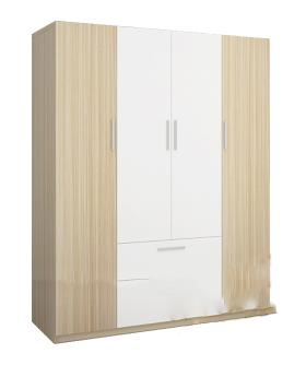 Tủ quần áo 043f - Gỗ MDF - Dài 1.4m đến 2m (Cao 2m)